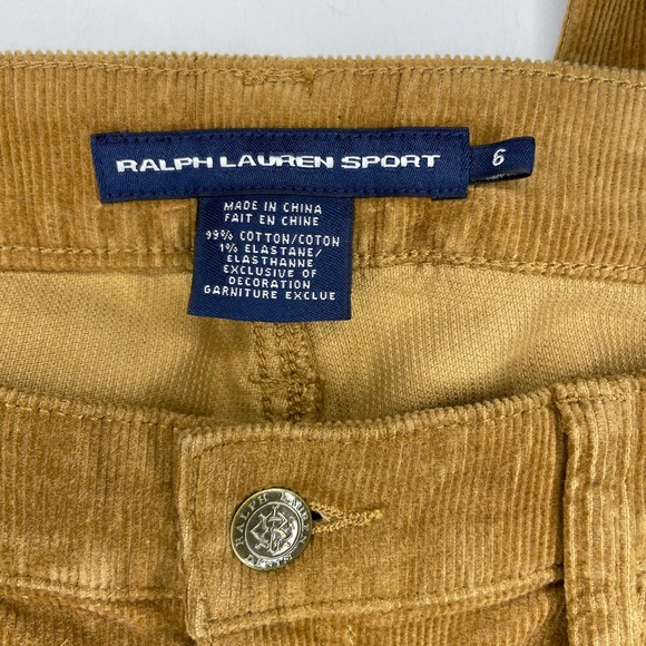 Ralph Lauren Corduroy Pants, these run small around the waist. See measurements. - Picture 2 of 8